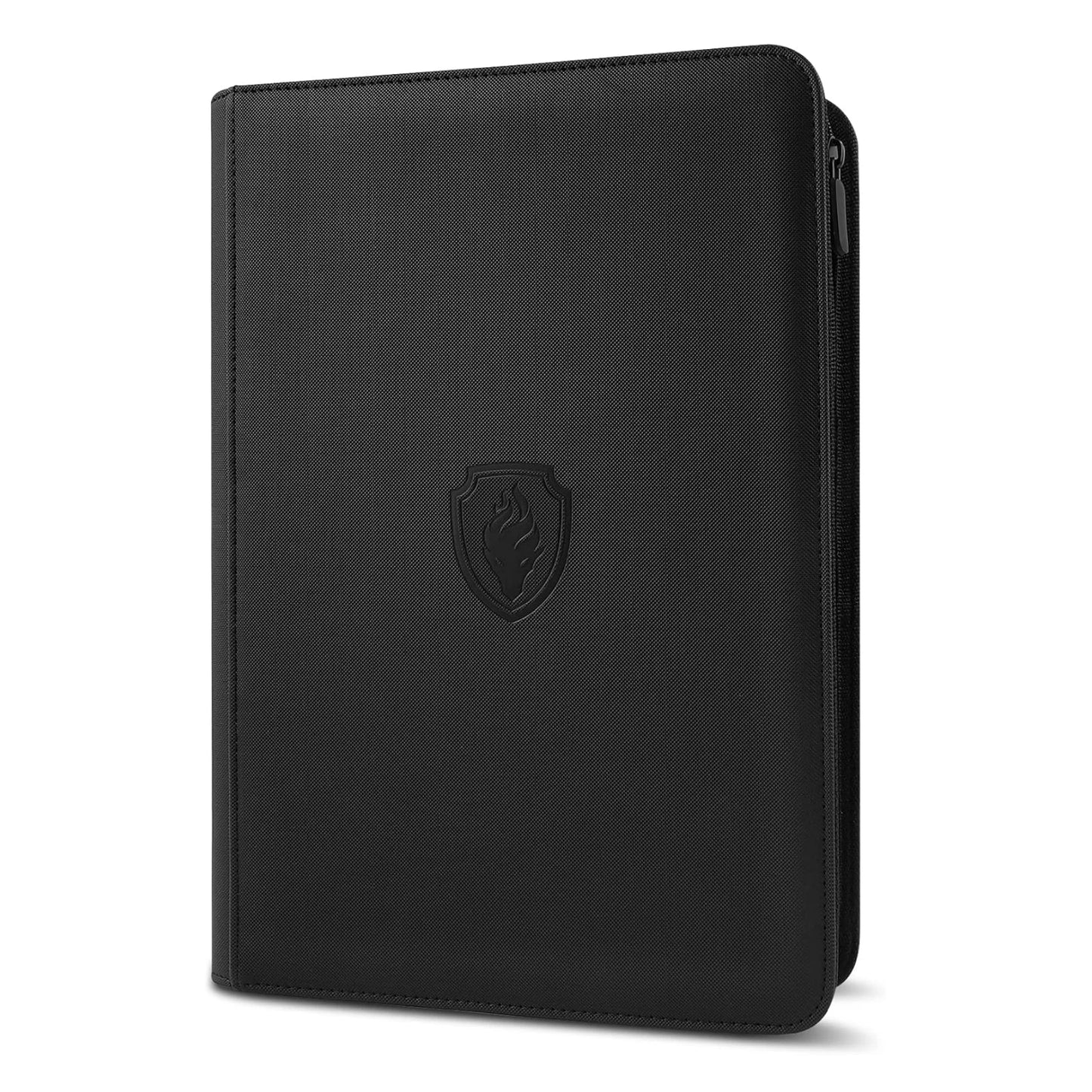 24TCG Zipper Card Binder with 9 Pockets,Holds 360 Trading Cards 360, Durable Side Loading for Cards, Premium PU Cover