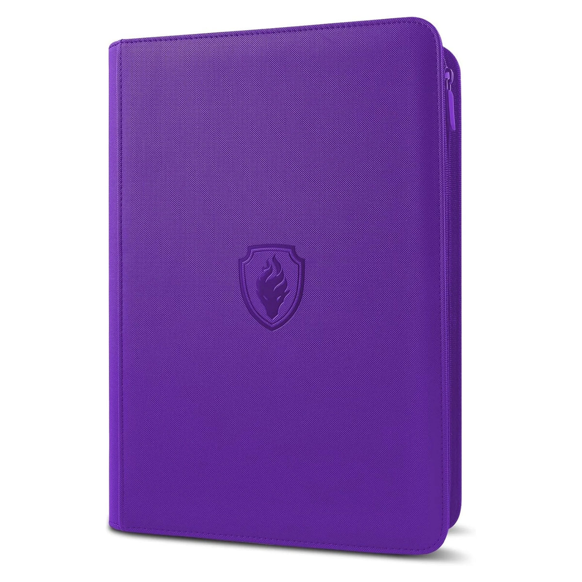 24TCG Zipper Card Binder with 9 Pockets,Holds 360 Trading Cards 360, Durable Side Loading for Cards, Premium PU Cover