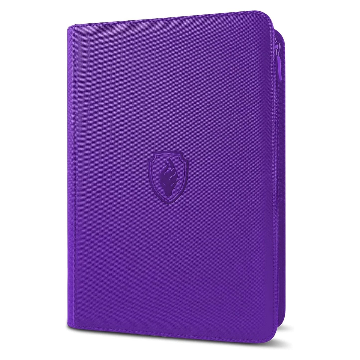 24TCG Zipper Card Binder with 9 Pockets,Holds 360 Trading Cards 360, Durable Side Loading for Cards, Premium PU Cover