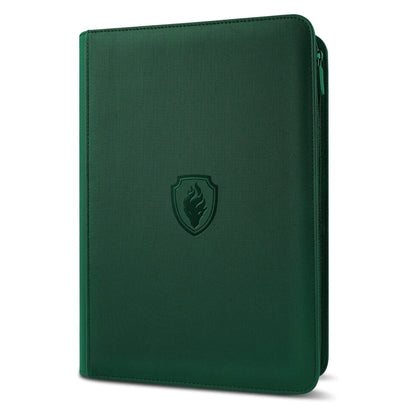 24TCG Zipper Card Binder with 9 Pockets,Holds 360 Trading Cards 360, Durable Side Loading for Cards, Premium PU Cover