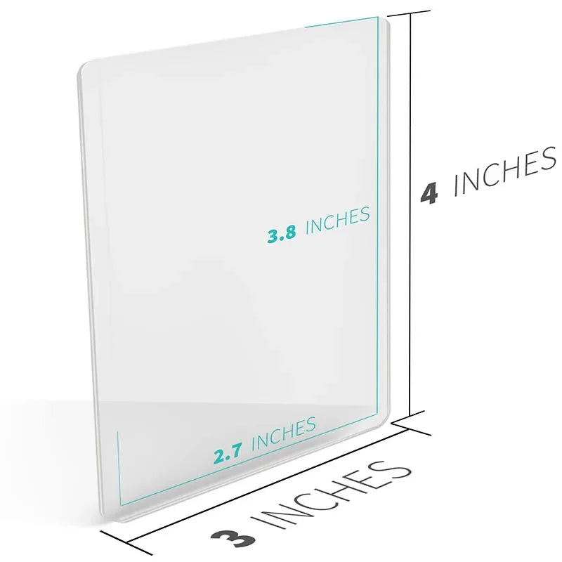 24TCG Top Loader Trading Card Sleeves Holder Game Cards  PVC Hard Plastic