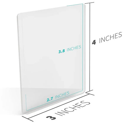 24TCG Top Loader Trading Card Sleeves Holder Game Cards  PVC Hard Plastic