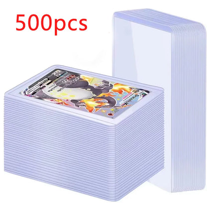 24TCG Top Loader Trading Card Sleeves Holder Game Cards  PVC Hard Plastic