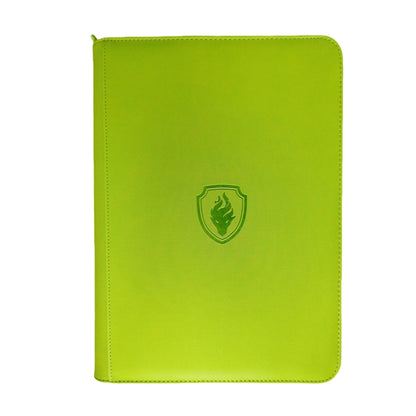 24TCG Zipper Card Binder with 9 Pockets,Holds 360 Trading Cards 360, Durable Side Loading for Cards, Premium PU Cover