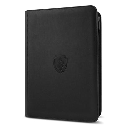 24TCG Zipper Card Binder with 9 Pockets,Holds 360 Trading Cards 360, Durable Side Loading for Cards, Premium PU Cover