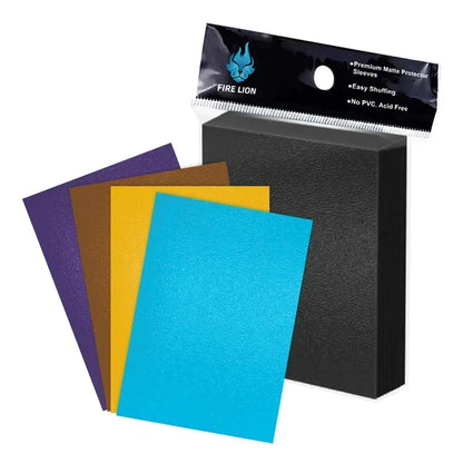 24TCG Colored 100 Counts Card Sleeves 66*91mm Top Loaders Penny Soft Card Sleeves Protectors Fit for TCG