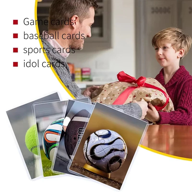 24TCG Top Loader Trading Card Sleeves Holder Game Cards  PVC Hard Plastic