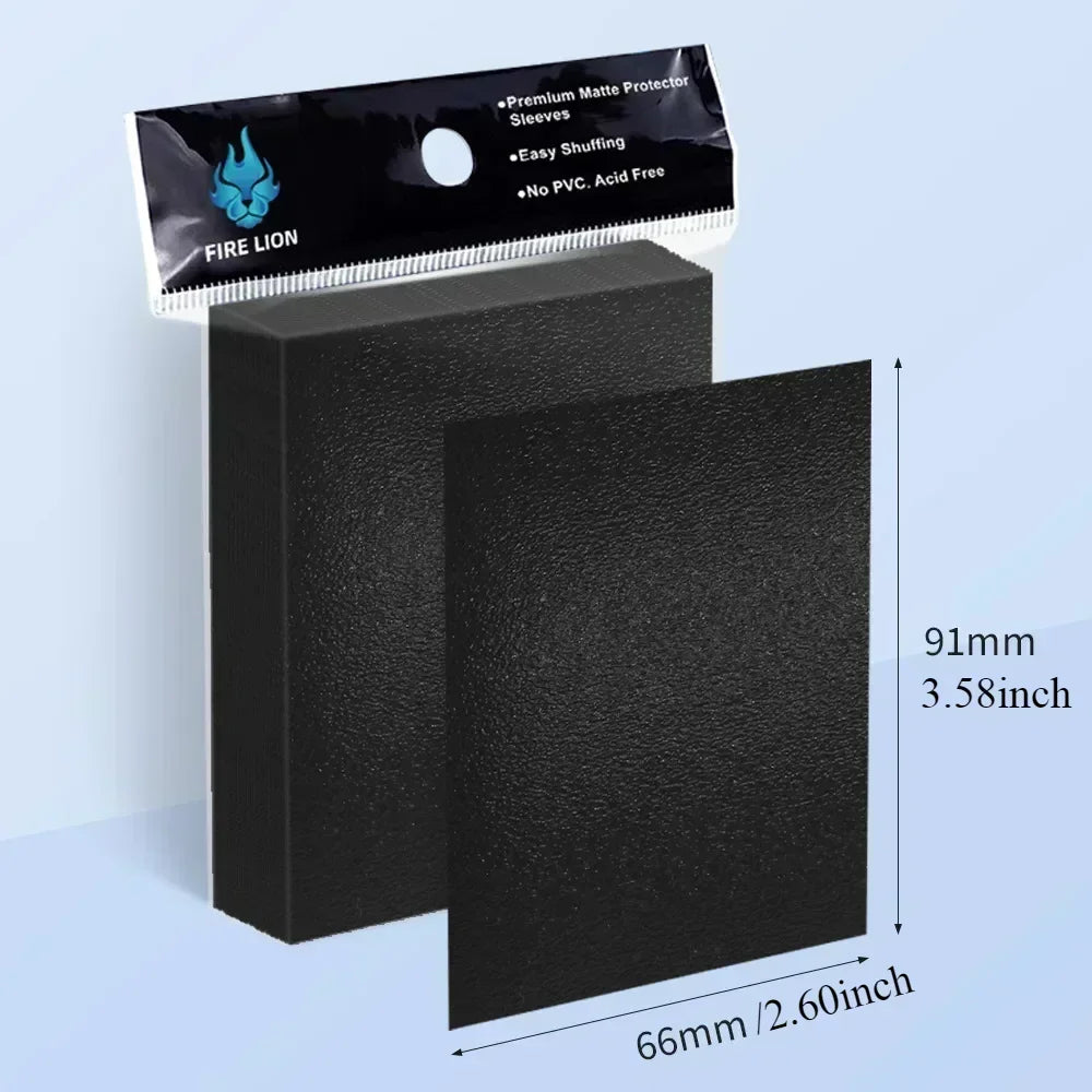 24TCG Colored 100 Counts Card Sleeves 66*91mm Top Loaders Penny Soft Card Sleeves Protectors Fit for TCG