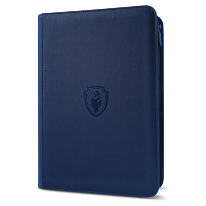 24TCG Zipper Card Binder with 9 Pockets,Holds 360 Trading Cards 360, Durable Side Loading for Cards, Premium PU Cover