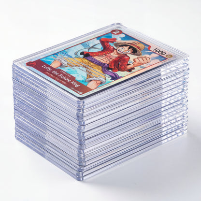 24TCG Top Loader Trading Card Sleeves Holder Game Cards  PVC Hard Plastic